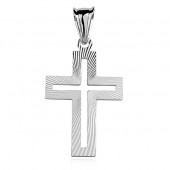 Pandantiv cruce argint DiAmanti KD020-DIA